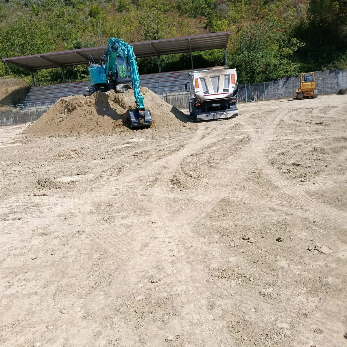 Cantiere edile Abruzzoservizi