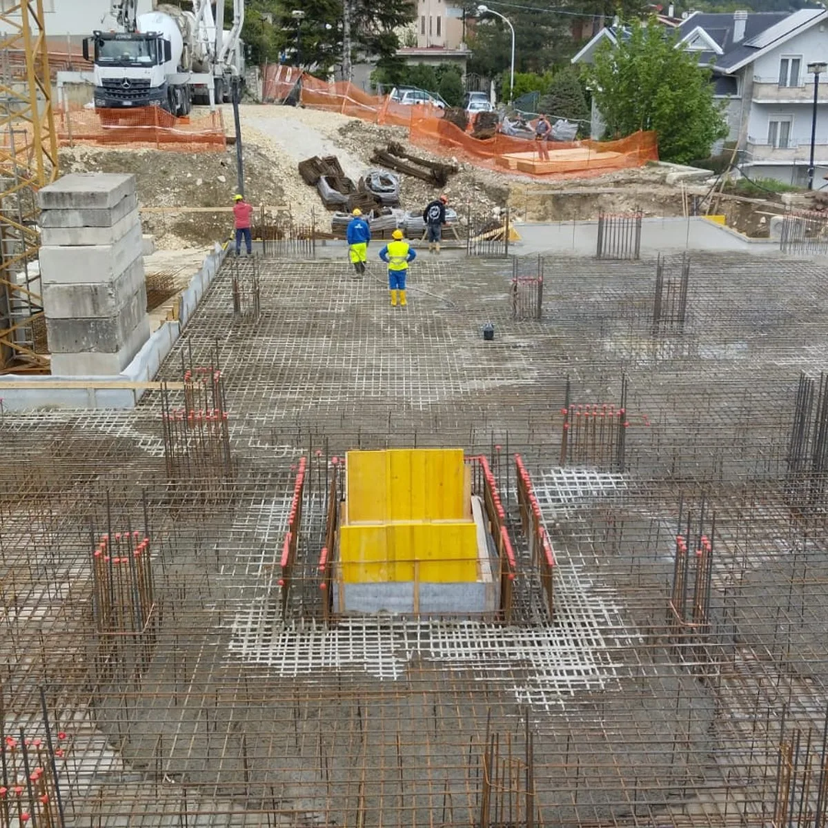 Cantiere edile Abruzzoservizi